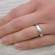 The Frosted Sparkle: Our Handmade Silver Diamond Wedding Rings