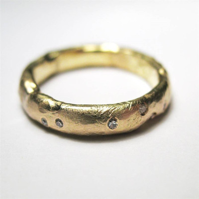 18ct Gold Organic Ring - The Name Jewellery™