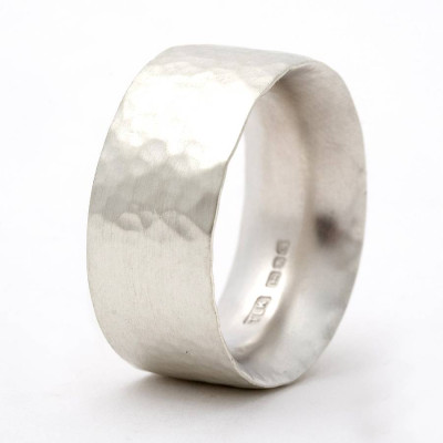 Chunky Hammered Ring - The Name Jewellery™
