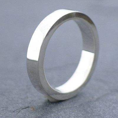 Handmade Chunky Mens Silver Ring - The Name Jewellery™