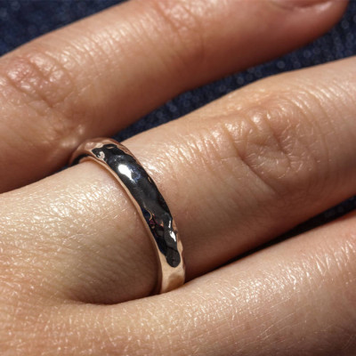 Sterling Silver Halo Wedding Band - The Name Jewellery™