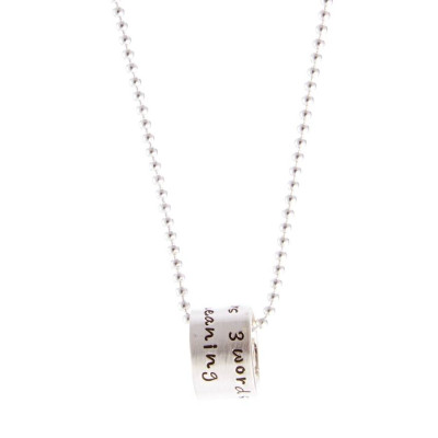 Eight Letters One To Rule Mens Chain - The Name Jewellery™