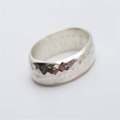 Mens Personalised Gunwalloe Ring - The Name Jewellery™