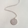 Mens Engraved Monogram Bike Necklace: Crafted for Your Journey
