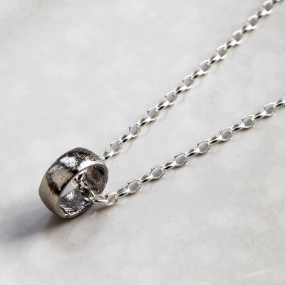 Meteorite Ring Necklace - The Name Jewellery™