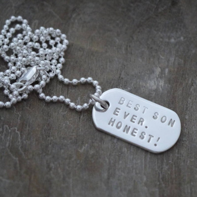 Mini Silver Identity Dog Tags - The Name Jewellery™