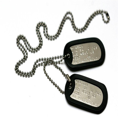 Personalised American Army Dog Tag Necklace - The Name Jewellery™