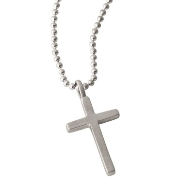 Personalised Love And Protect Cross Mens Chain - The Name Jewellery™