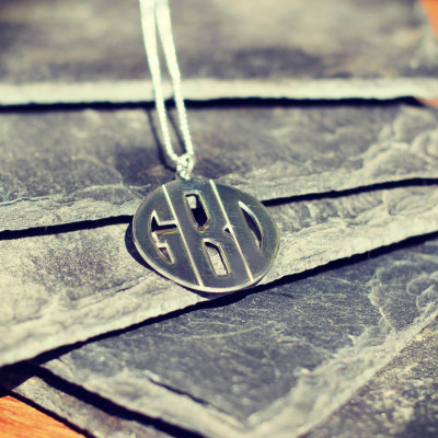 Personalised Mens Monogram Necklace - The Name Jewellery™