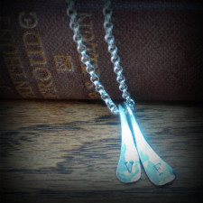 Personalised Blade Pendant: Artisan Sterling Silver Jewellery