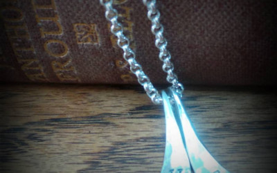 Personalised Blade Pendant: Artisan Sterling Silver Jewellery