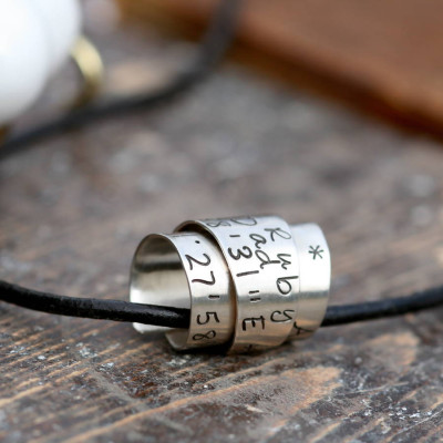 Personalised Secret Scroll Mens Chain - The Name Jewellery™