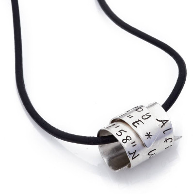 Personalised Secret Scroll Mens Chain - The Name Jewellery™