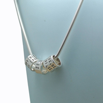 Personalised Womens Silver Storyteller Necklace - The Name Jewellery™