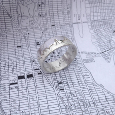 Personalised City Skyline Ring - The Name Jewellery™