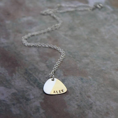 Personalised Plectrum Necklace - The Name Jewellery™