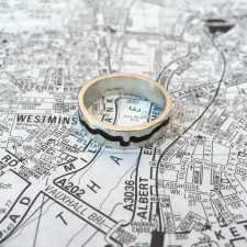 The Thames River Cutout Ring: A London Story on Your Hand