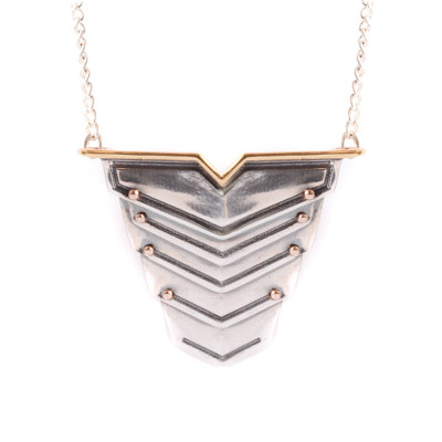 Romeo Necklace Rose Gold Vermeil And Silver - The Name Jewellery™