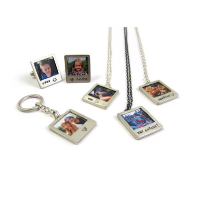 Personalised Silver Polaroid Necklace - The Name Jewellery™
