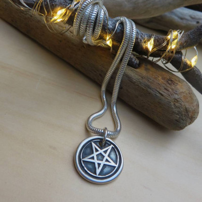 Silver Pentacle Pendant - The Name Jewellery™