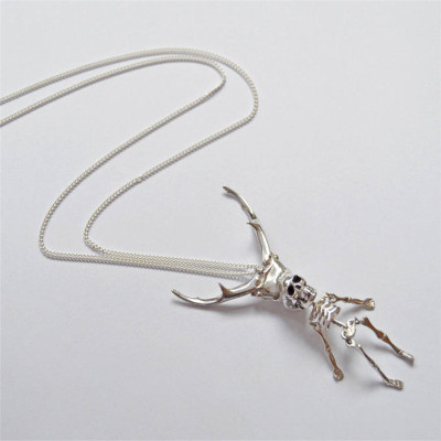Silver Pierre Skeleton Pendant - The Name Jewellery™