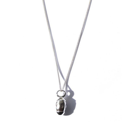 Silver Toggle Dimple Pendant - The Name Jewellery™