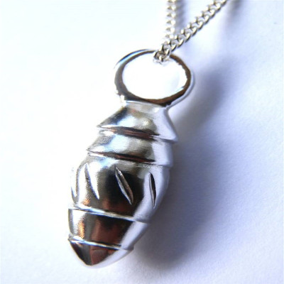 Silver Toggle Twisted Pendant - The Name Jewellery™