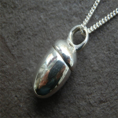 Silver Toggle Acorn Pendant - The Name Jewellery™