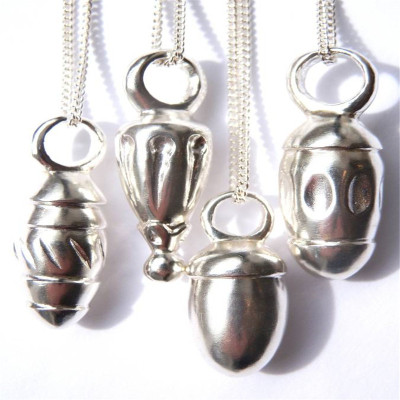Silver Toggle Acorn Pendant - The Name Jewellery™