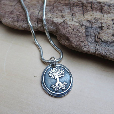 Silver Tree Seal - The Name Jewellery™