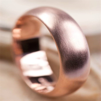 Simple Handmade Mens Wedding Ring In 18ct Gold - The Name Jewellery™