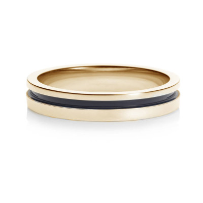 18ct Gold Le Vélo Ring - The Name Jewellery™