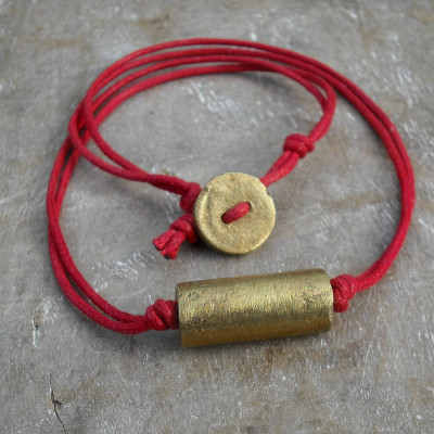 Personalised Recycled Brass Necklace - The Name Jewellery™