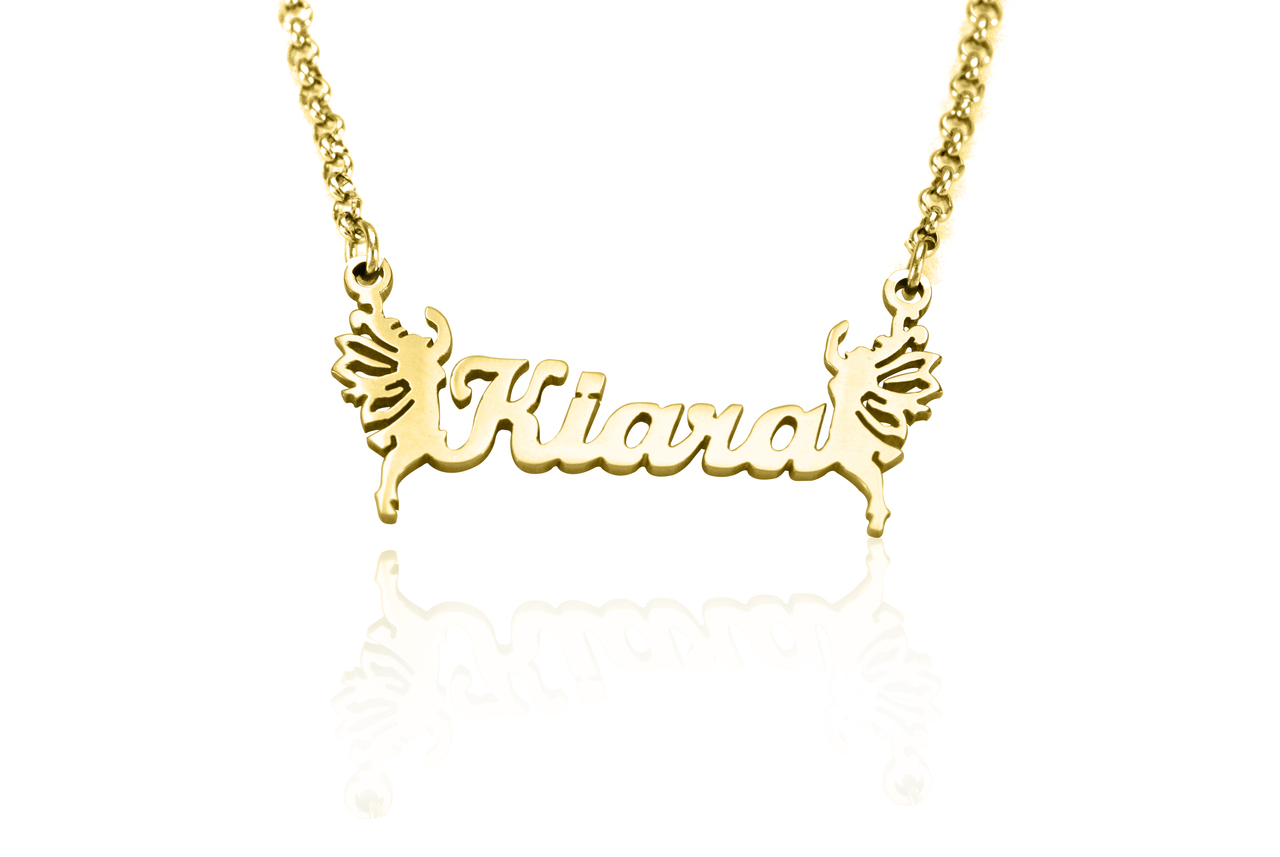 Personalised Name Necklace - 18ct Gold Plated - The Name Jewellery™