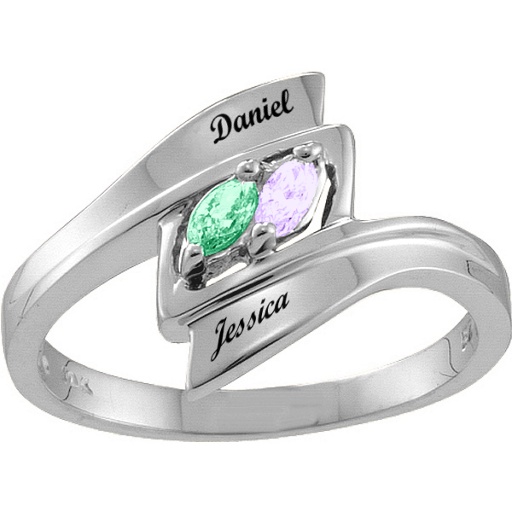 Angel  Marquise Ring - The Name Jewellery™