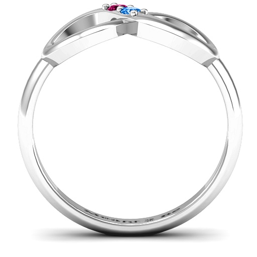Twosome  Infinity Ring - The Name Jewellery™