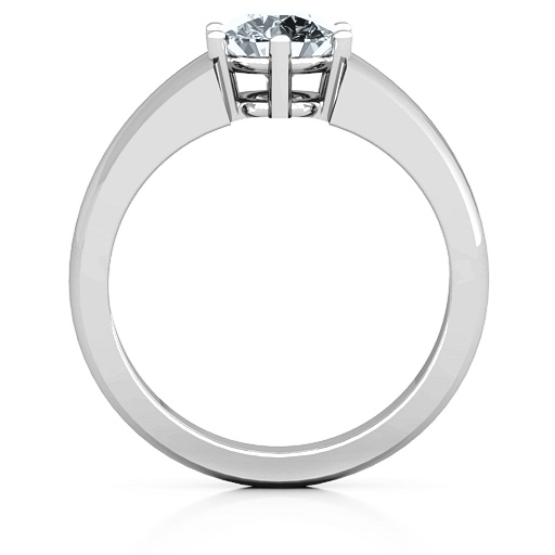 Bold Devotion Solitaire Ring - The Name Jewellery™