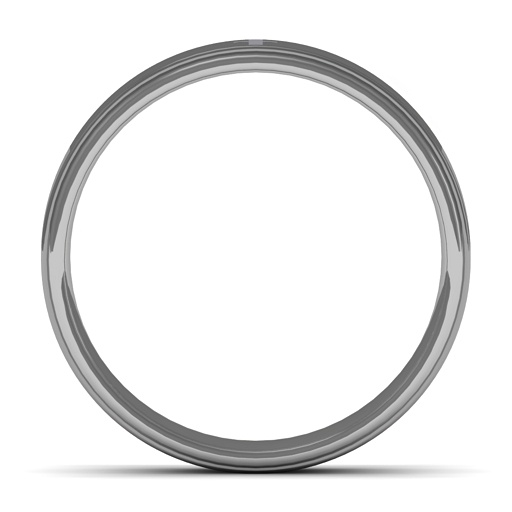 Men's Cross and Brushed Centre Tungsten Ring - The Name Jewellery™
