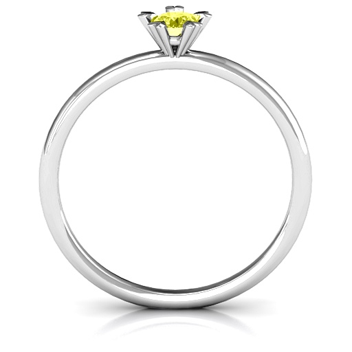 Stackr Hugging Heart Stone Ring - The Name Jewellery™