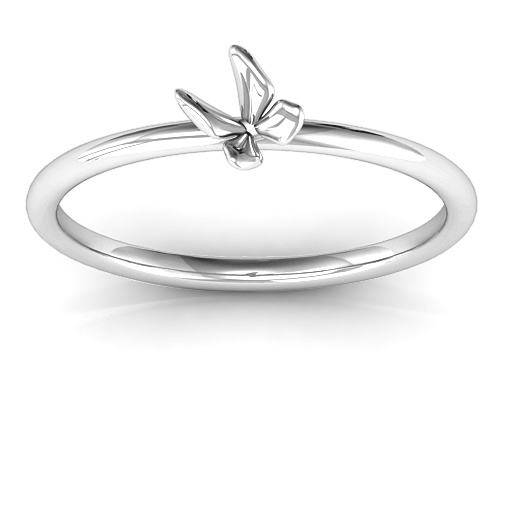 Stackr Soaring Butterfly Ring - The Name Jewellery™