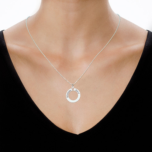 Sterling Silver Couples Love Necklace - The Name Jewellery™