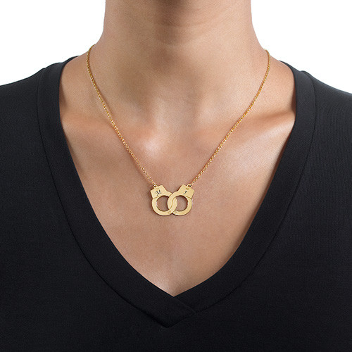 Handcuff Necklace in 18ct Gold Plating - The Name Jewellery™