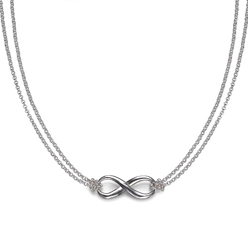 Silver Infinity Necklace - The Name Jewellery™