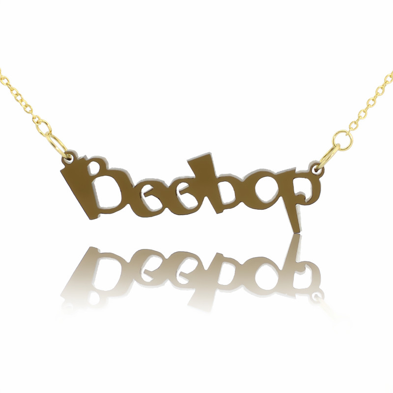 Colorful Acrylic Name Necklace Block Letter - The Name Jewellery™