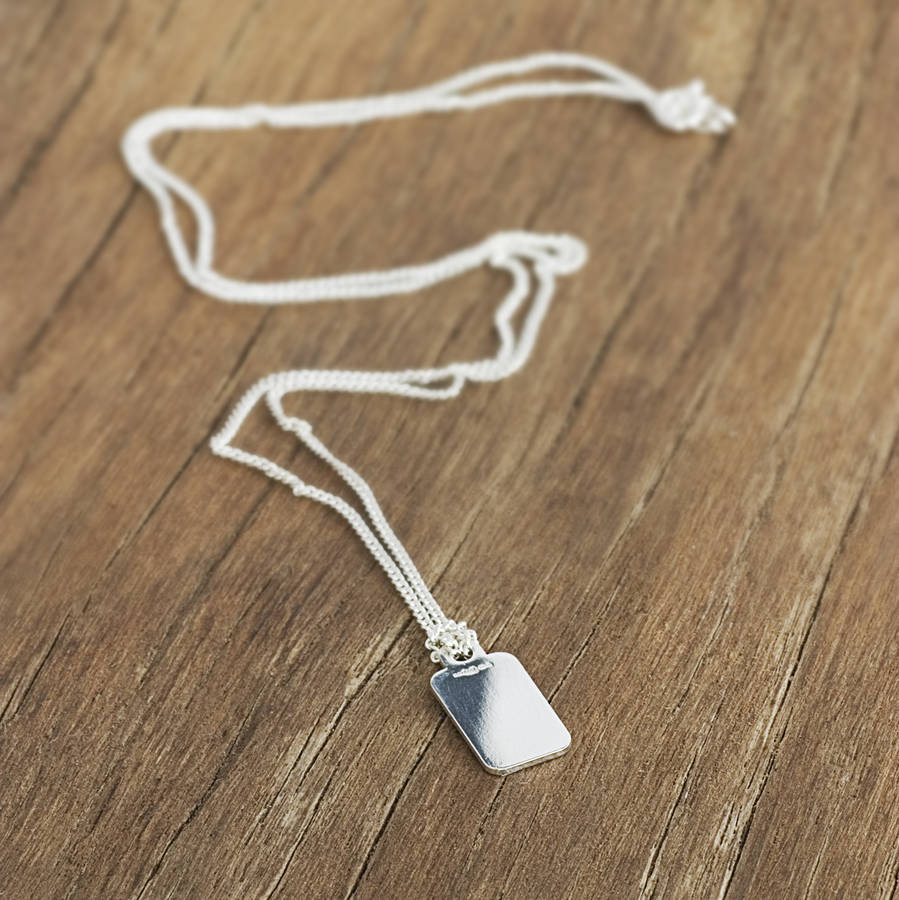 Additional Silver Curb Chain Necklace - The Name Jewellery™