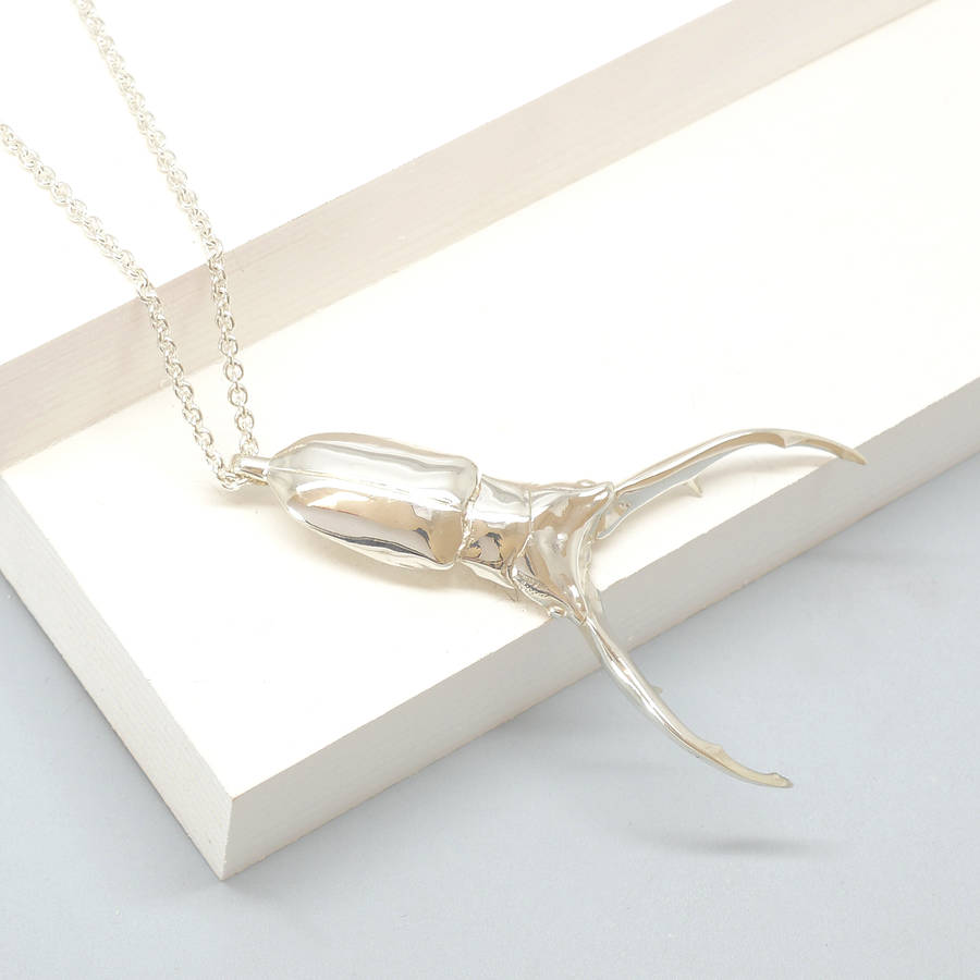 Stag Beetle Pendant - The Name Jewellery™