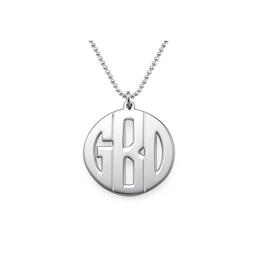Personalised Mens Monogram Necklace - The Name Jewellery™